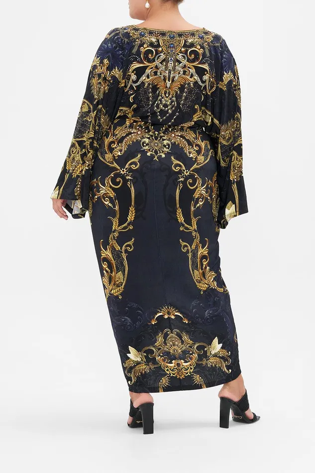 Camilla Midi Dresses Long Split Front Twist Dress Moonlight Melodies 8211 Womens Camilla Midi Dresses Long Split Front Twist Dress Moonlight Melodies 8211 Womens
