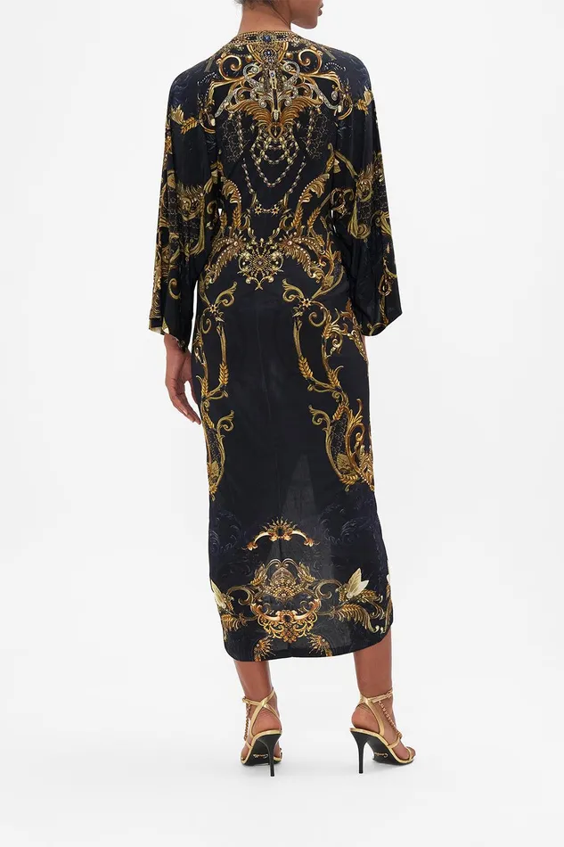 Camilla Midi Dresses Long Split Front Twist Dress Moonlight Melodies 8211 Womens Camilla Midi Dresses Long Split Front Twist Dress Moonlight Melodies 8211 Womens
