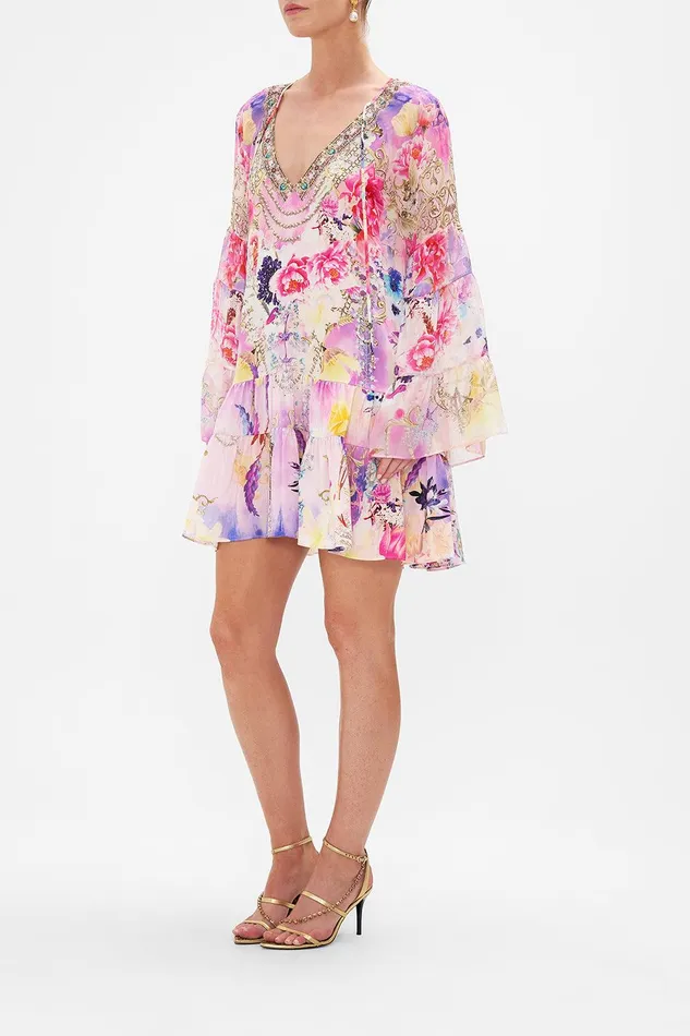 Camilla Mini Dresses Aline Gathered Panel Dress Sonic Symphonies 8211 Womens Camilla Mini Dresses Aline Gathered Panel Dress Sonic Symphonies 8211 Womens