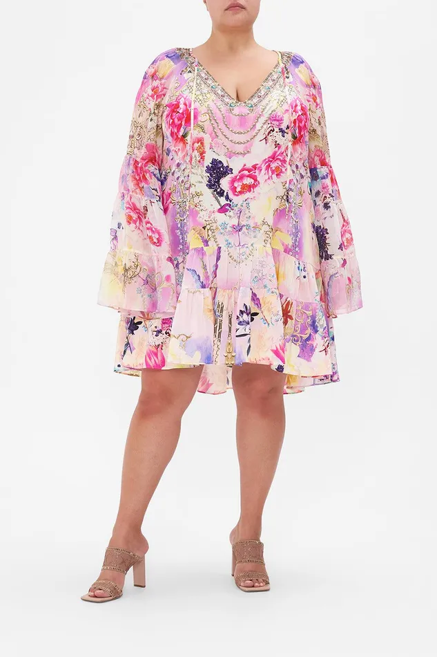 Camilla Mini Dresses Aline Gathered Panel Dress Sonic Symphonies 8211 Womens Camilla Mini Dresses Aline Gathered Panel Dress Sonic Symphonies 8211 Womens