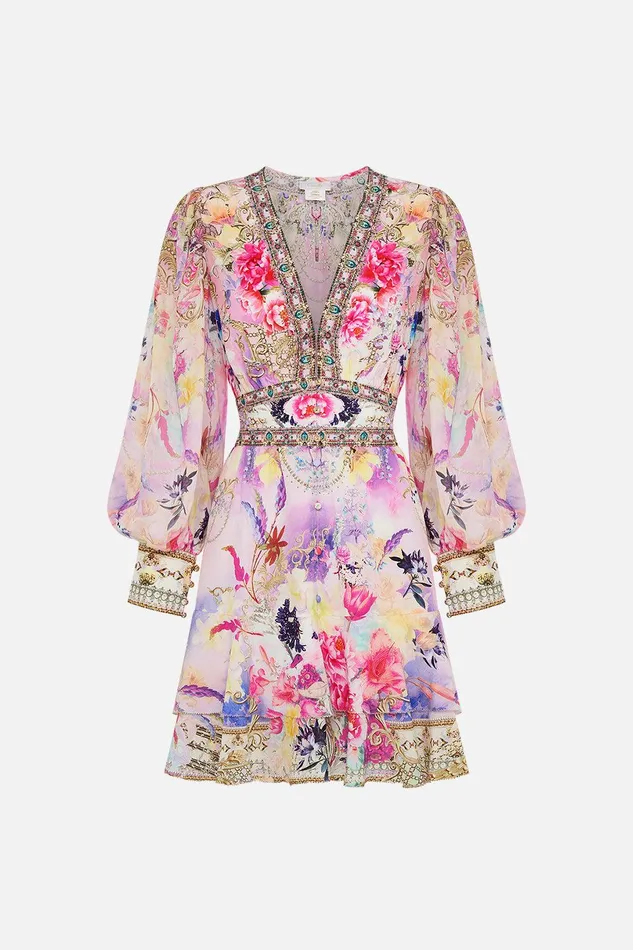 Camilla Mini Dresses Button Front Frill Dress Sonic Symphonies 8211 Womens Camilla Mini Dresses Button Front Frill Dress Sonic Symphonies 8211 Womens