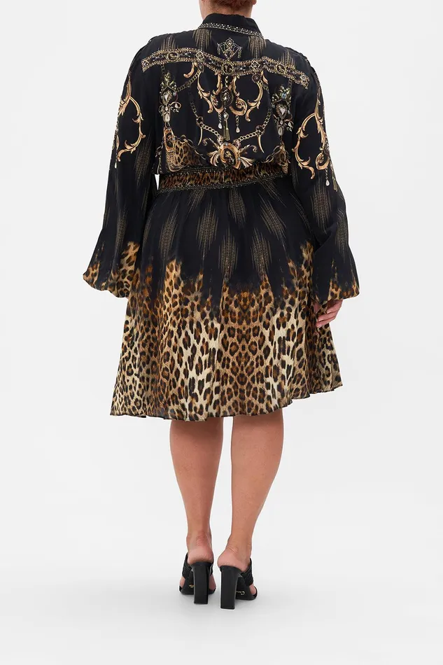 Camilla Mini Dresses Collared Shaped Waistband Dress Jungle Dreaming 8211 Womens Camilla Mini Dresses Collared Shaped Waistband Dress Jungle Dreaming 8211 Womens