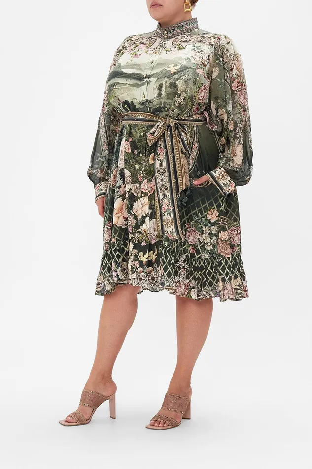 Camilla Mini Dresses Drop Sleeve Shirt Dress Garden Of Good Fortune 8211 Womens Camilla Mini Dresses Drop Sleeve Shirt Dress Garden Of Good Fortune 8211 Womens