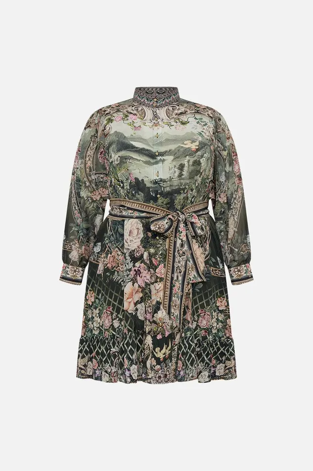 Camilla Mini Dresses Drop Sleeve Shirt Dress Garden Of Good Fortune 8211 Womens Camilla Mini Dresses Drop Sleeve Shirt Dress Garden Of Good Fortune 8211 Womens