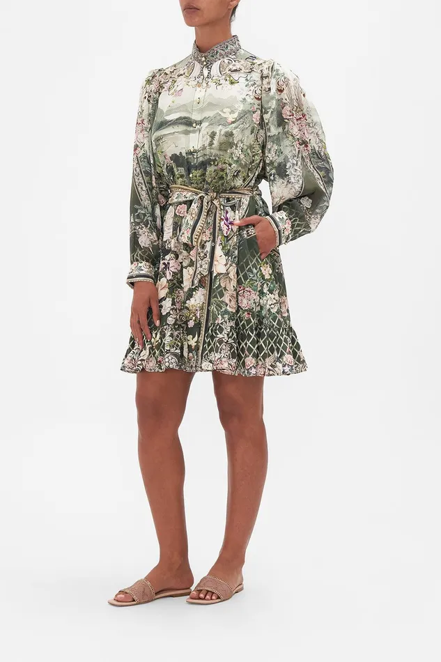 Camilla Mini Dresses Drop Sleeve Shirt Dress Garden Of Good Fortune 8211 Womens Camilla Mini Dresses Drop Sleeve Shirt Dress Garden Of Good Fortune 8211 Womens