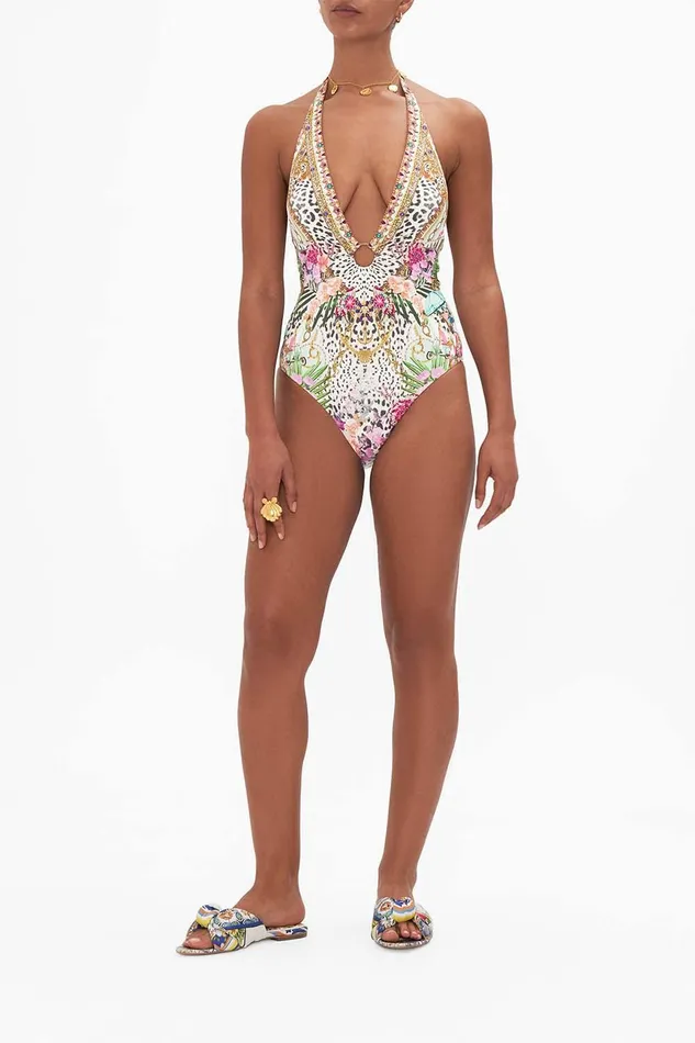 Camilla One Pieces Ring Detail Plunge V One Piece Dear Amore Mio 8211 Womens Camilla One Pieces Ring Detail Plunge V One Piece Dear Amore Mio 8211 Womens