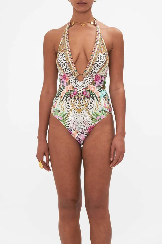 Camilla One Pieces Ring Detail Plunge V One Piece Dear Amore Mio 8211 Womens Camilla One Pieces Ring Detail Plunge V One Piece Dear Amore Mio 8211 Womens