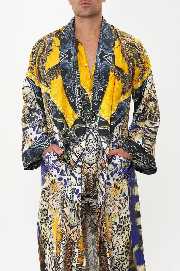 Camilla Outerwear Long Line Robe Dance Of The Dragon 8211 Mens Camilla Outerwear Long Line Robe Dance Of The Dragon 8211 Mens