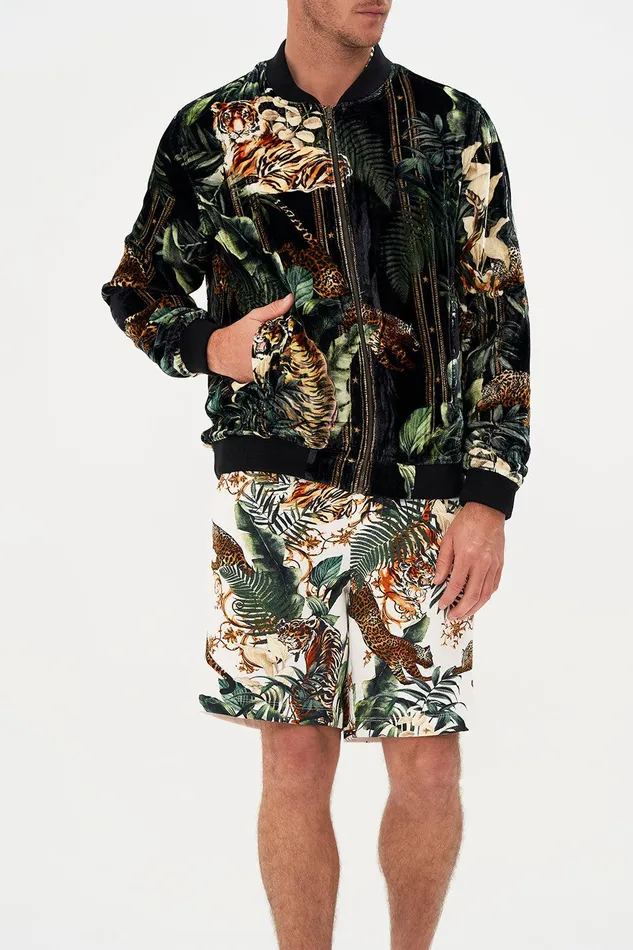 Camilla Outerwear Zip Through Reversible Bomber Jacket Tiger Trap 8211 Mens Camilla Outerwear Zip Through Reversible Bomber Jacket Tiger Trap 8211 Mens