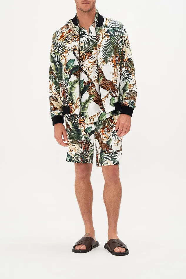 Camilla Outerwear Zip Through Reversible Bomber Jacket Tiger Trap 8211 Mens Camilla Outerwear Zip Through Reversible Bomber Jacket Tiger Trap 8211 Mens