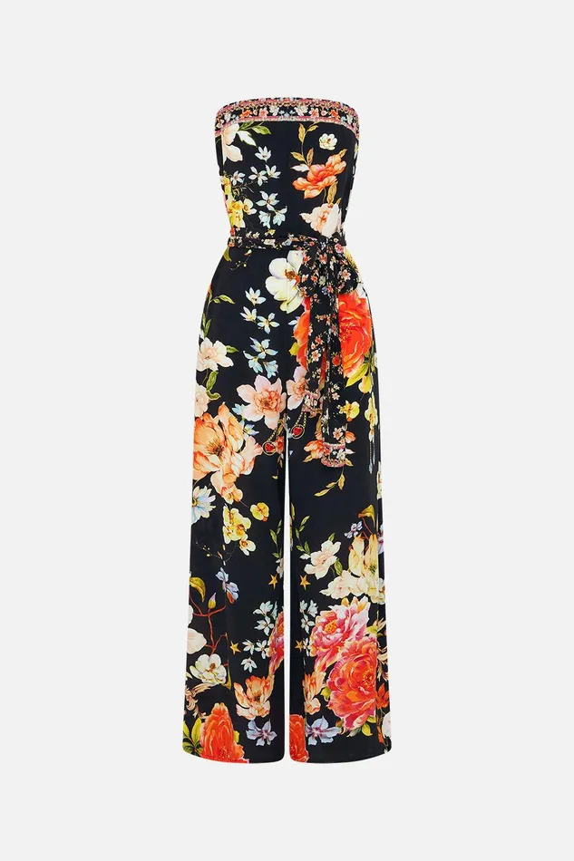 Camilla Playsuits and Jumpsuits Tie Waist Strapless Jumpsuit Secret History 8211 Womens Camilla Playsuits and Jumpsuits Tie Waist Strapless Jumpsuit Secret History 8211 Womens