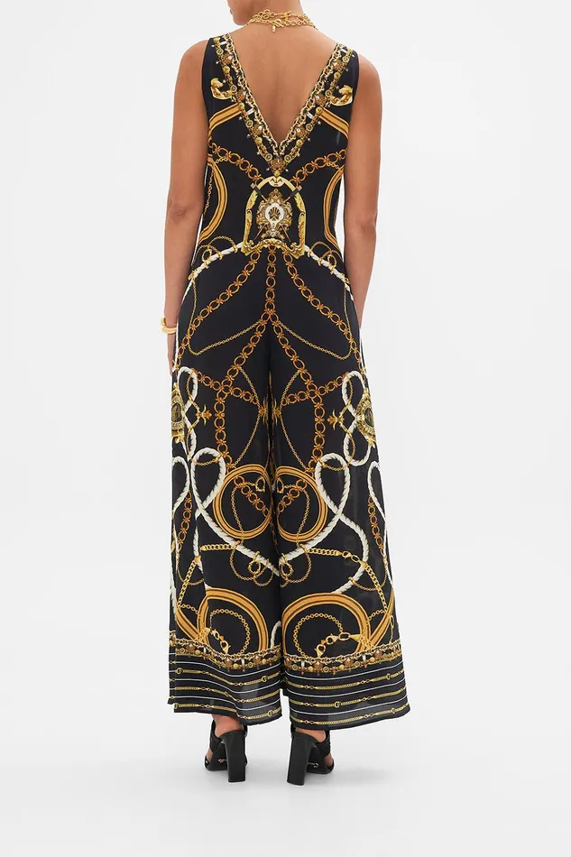 Camilla Playsuits and Jumpsuits V Neck Flared Jumpsuit Coast To Coast 8211 Womens Camilla Playsuits and Jumpsuits V Neck Flared Jumpsuit Coast To Coast 8211 Womens
