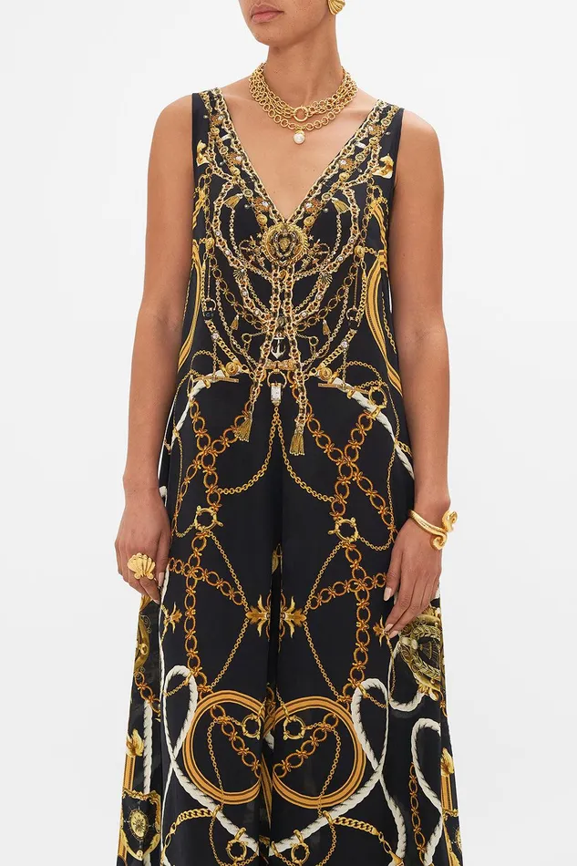Camilla Playsuits and Jumpsuits V Neck Flared Jumpsuit Coast To Coast 8211 Womens Camilla Playsuits and Jumpsuits V Neck Flared Jumpsuit Coast To Coast 8211 Womens