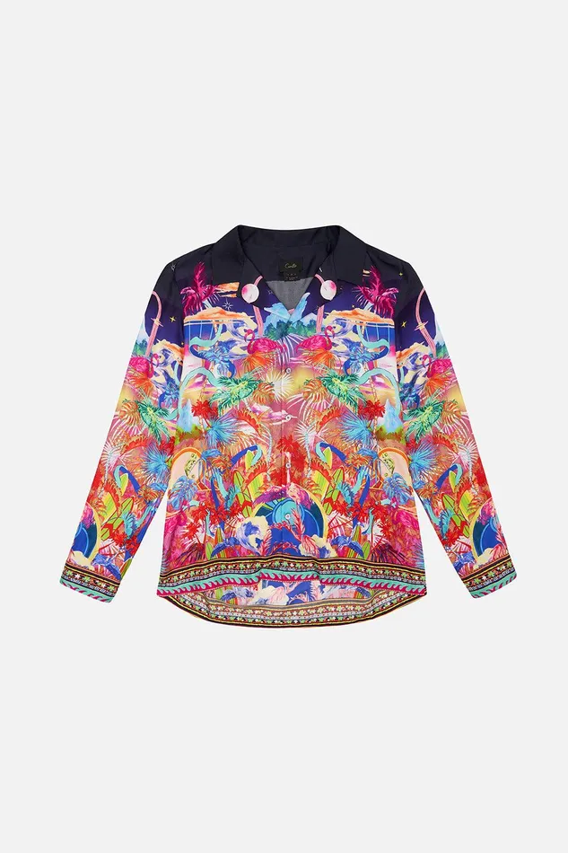 Camilla Sale Mens Long Sleeve Camp Collared Shirt Flight Of The Flamingo 8211 Mens Camilla Sale Mens Long Sleeve Camp Collared Shirt Flight Of The Flamingo 8211 Mens