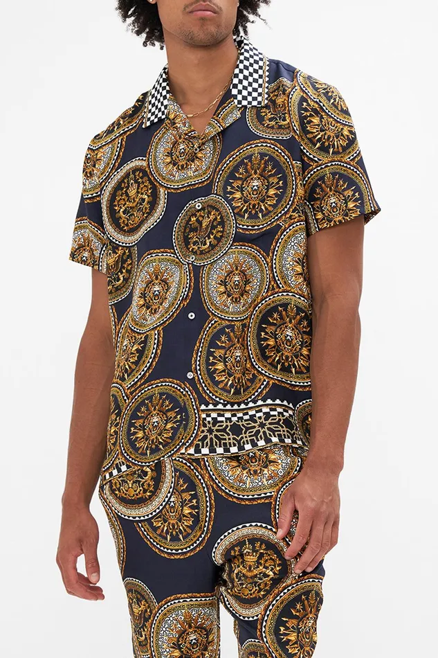 Camilla Shirts Short Sleeve Camp Collared Shirt Duomo Kaleido 8211 Mens Camilla Shirts Short Sleeve Camp Collared Shirt Duomo Kaleido 8211 Mens