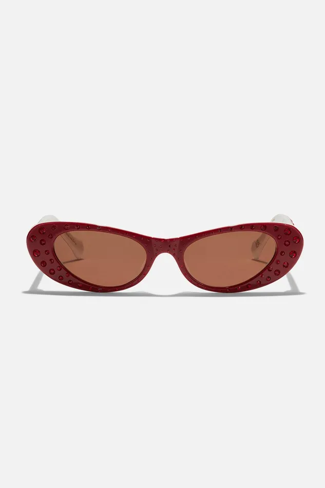 Camilla Sunglasses Champagne and Caviar Sunglasses Red Crystal 8211 Accessories