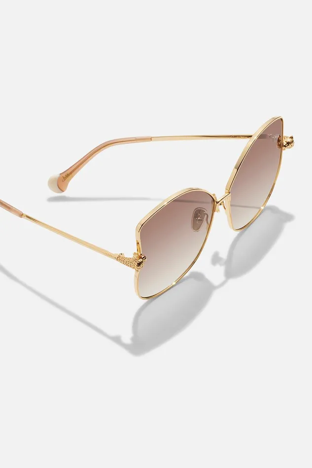 Camilla Sunglasses Pool Side Pedigree Sunglasses Soft Gold 8211 Accessories