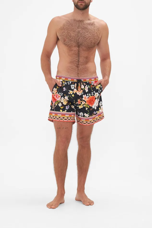 Camilla Swimwear Elastic Waist Boardshort Secret History 8211 Mens