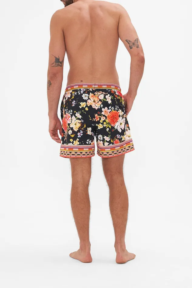Camilla Swimwear Elastic Waist Boardshort Secret History 8211 Mens Camilla Swimwear Elastic Waist Boardshort Secret History 8211 Mens