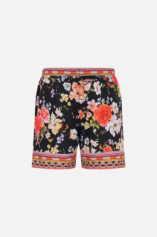 Camilla Swimwear Elastic Waist Boardshort Secret History 8211 Mens Camilla Swimwear Elastic Waist Boardshort Secret History 8211 Mens