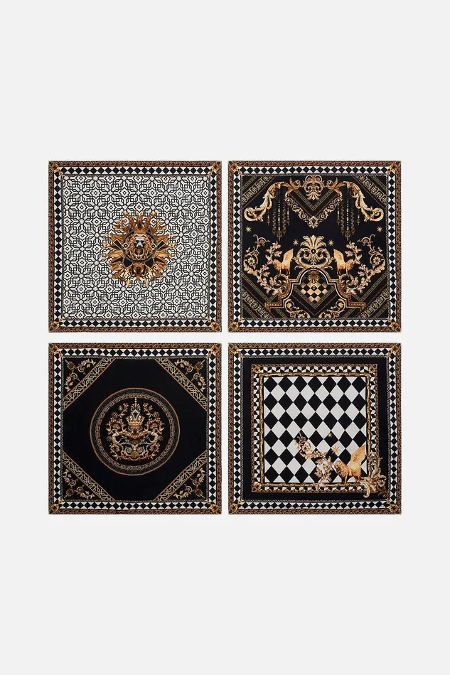 Camilla Tableware Napkins 4 Piece Set Look Up Tesoro 8211 Accessories
