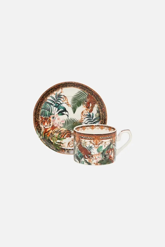 Camilla Tableware Tea Cup And Saucer Set Tiger Trap 8211 Accessories