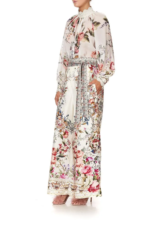 Camilla Wide Leg Pants Paperbag Waist Wide Leg Pant London Looms 8211 Womens