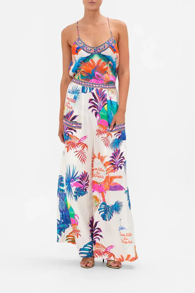 Camilla Wide Leg Pants Wide Leg Trouser With Front Pockets Flamenco Flamingo 8211 Womens Camilla Wide Leg Pants Wide Leg Trouser With Front Pockets Flamenco Flamingo 8211 Womens