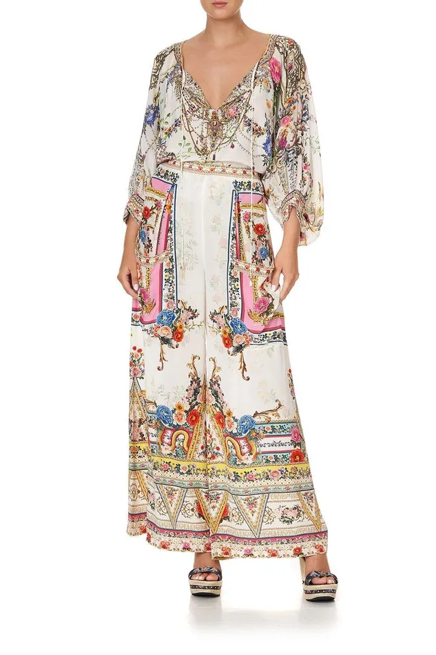 Camilla Wide Leg Pants Wide Leg Trouser With Front Pockets Party In The Palace 8211 Womens