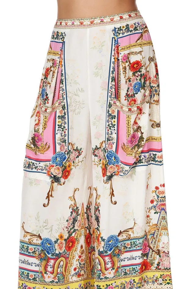 Camilla Wide Leg Pants Wide Leg Trouser With Front Pockets Party In The Palace 8211 Womens