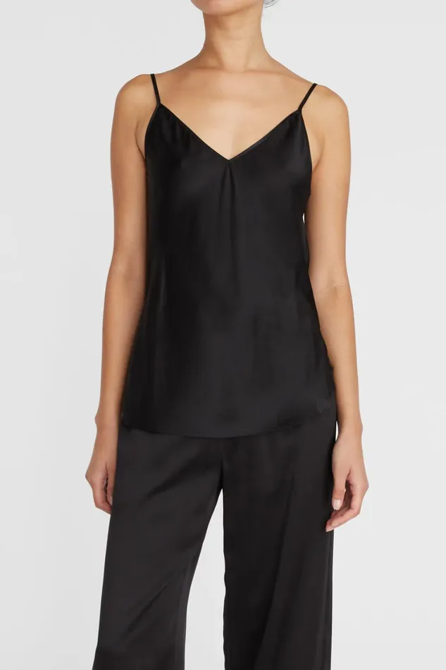 Camis And Slips Women Lee Mathews Stella Silk Satin Cami Camis And Slips Women Lee Mathews Stella Silk Satin Cami
