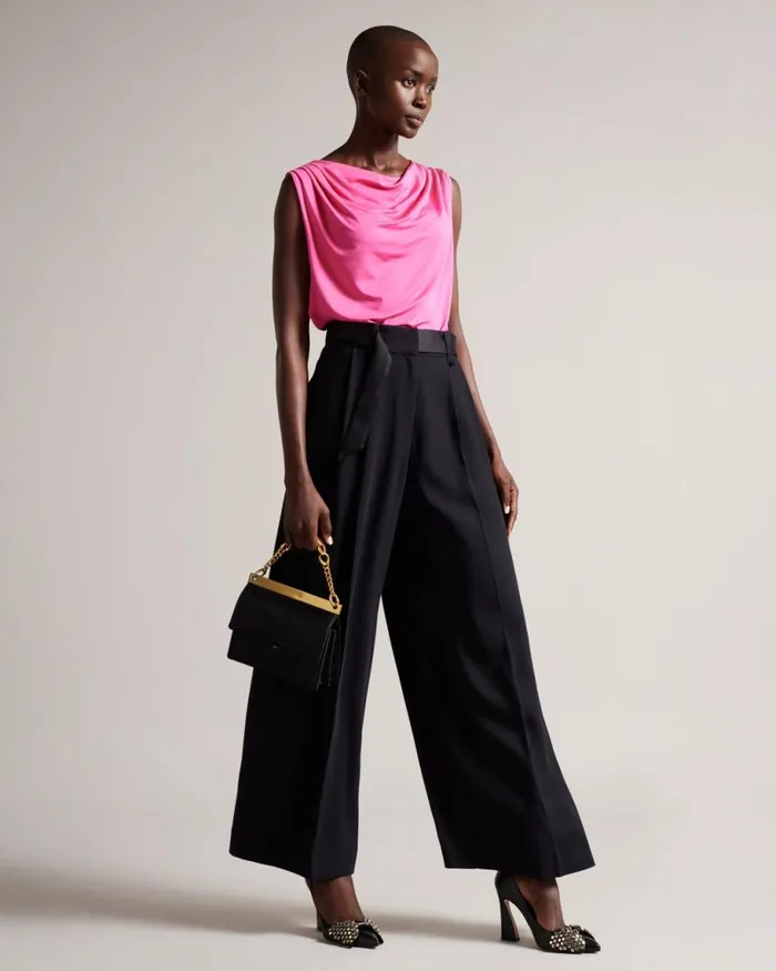 Chunky Chain Mini Shoulder Bag Black Women Ted Baker Bags