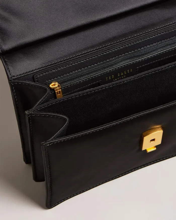 Chunky Chain Mini Shoulder Bag Black Women Ted Baker Bags Chunky Chain Mini Shoulder Bag Black Women Ted Baker Bags