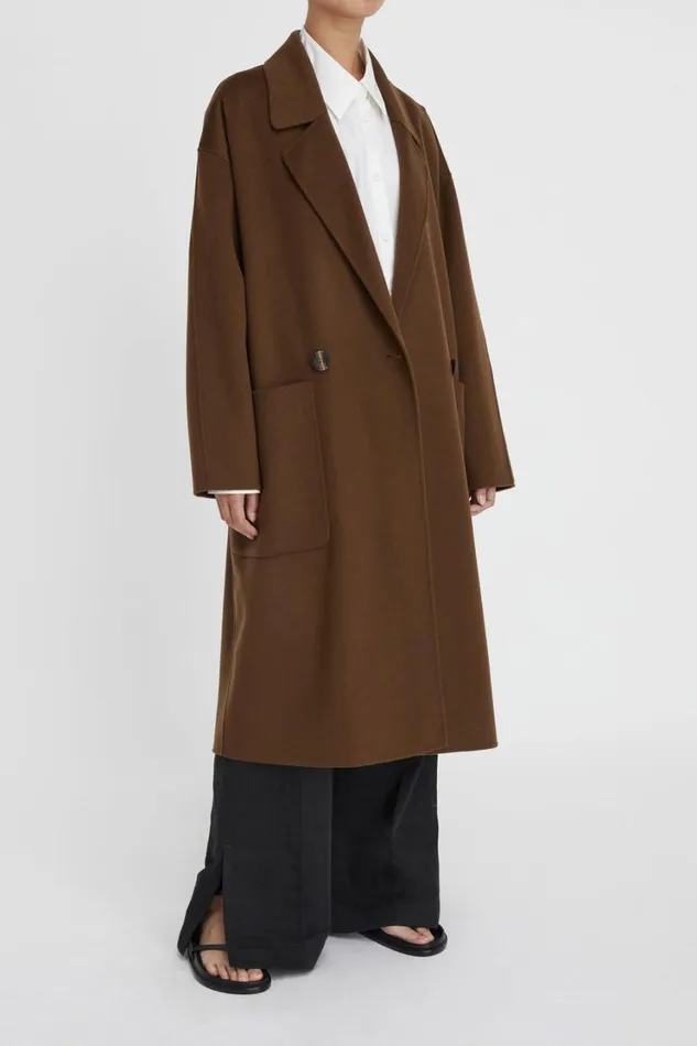 Coats And Jackets Women Lee Mathews Florentine Cocoon Coat Coats And Jackets Women Lee Mathews Florentine Cocoon Coat