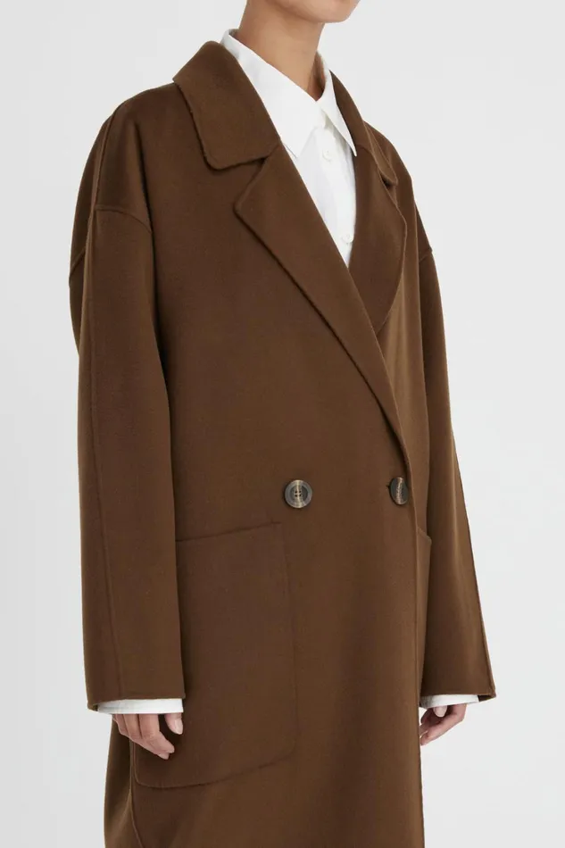 Coats And Jackets Women Lee Mathews Florentine Cocoon Coat Coats And Jackets Women Lee Mathews Florentine Cocoon Coat
