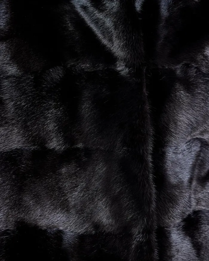Coats Women039s Maximilian Horizontal Hooded Mink Coat
