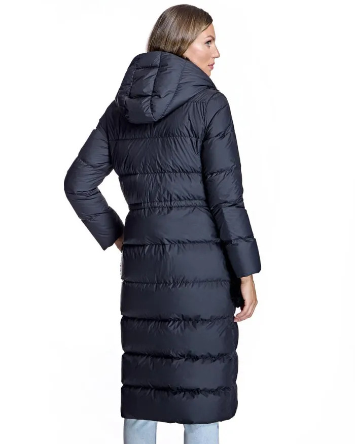 Coats Women039s Maximilian Nylon Down Filled Coat With Goat Trims