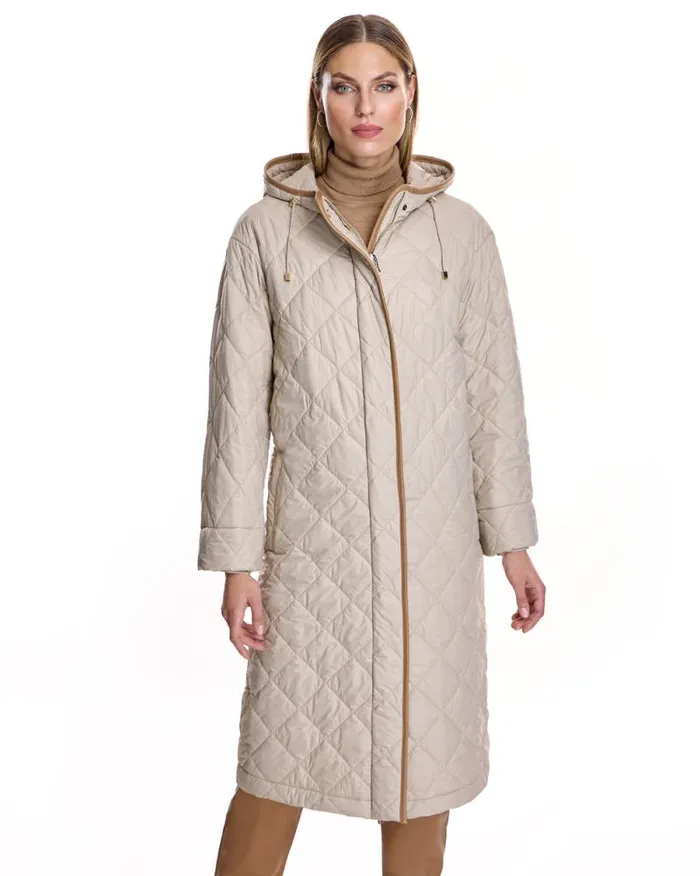 Coats Women039s Maximilian Quilted Cashmere Blend Coat