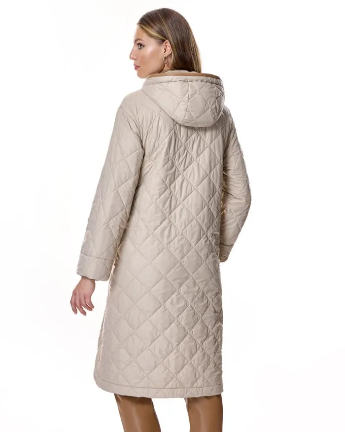 Coats Women039s Maximilian Quilted Cashmere Blend Coat
