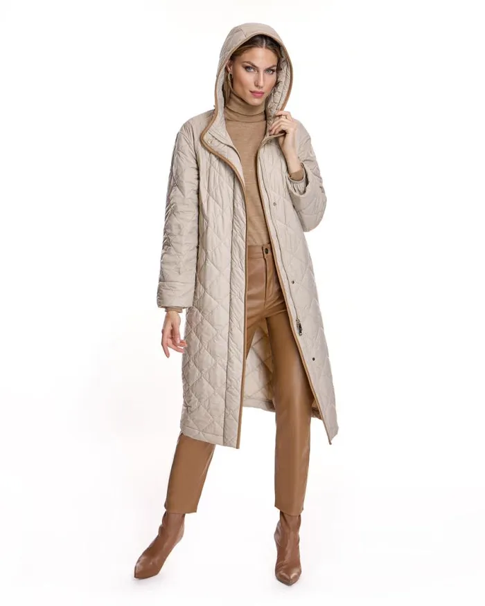 Coats Women039s Maximilian Quilted Cashmere Blend Coat