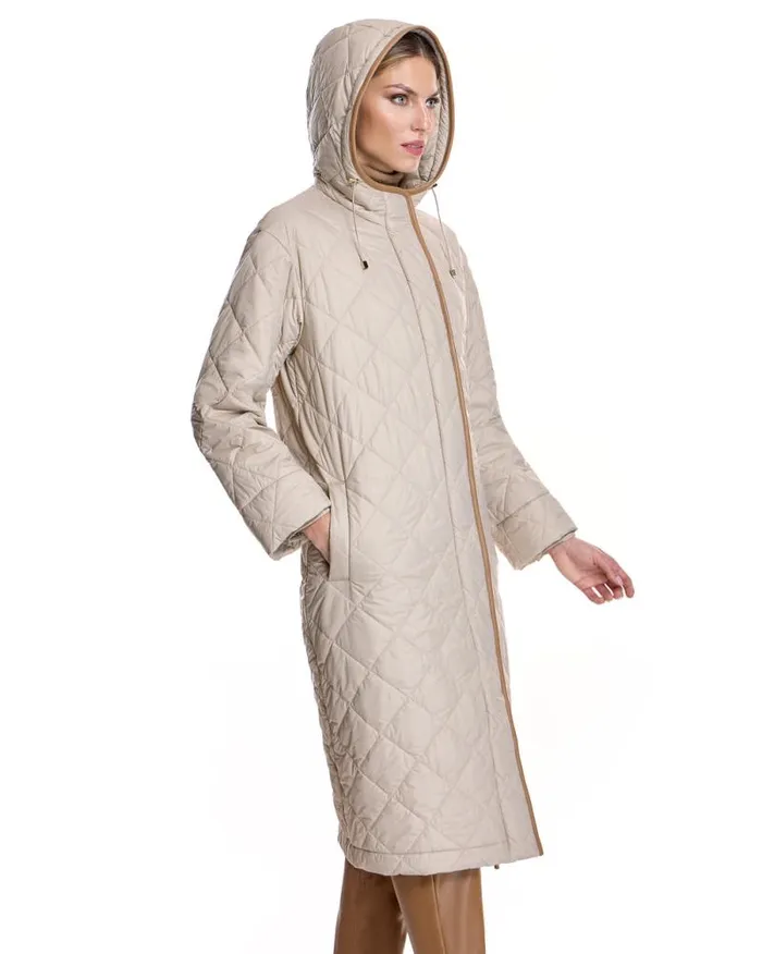 Coats Women039s Maximilian Quilted Cashmere Blend Coat
