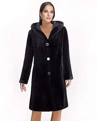 Coats Women039s Maximilian Sheared Mink Reversible Coat