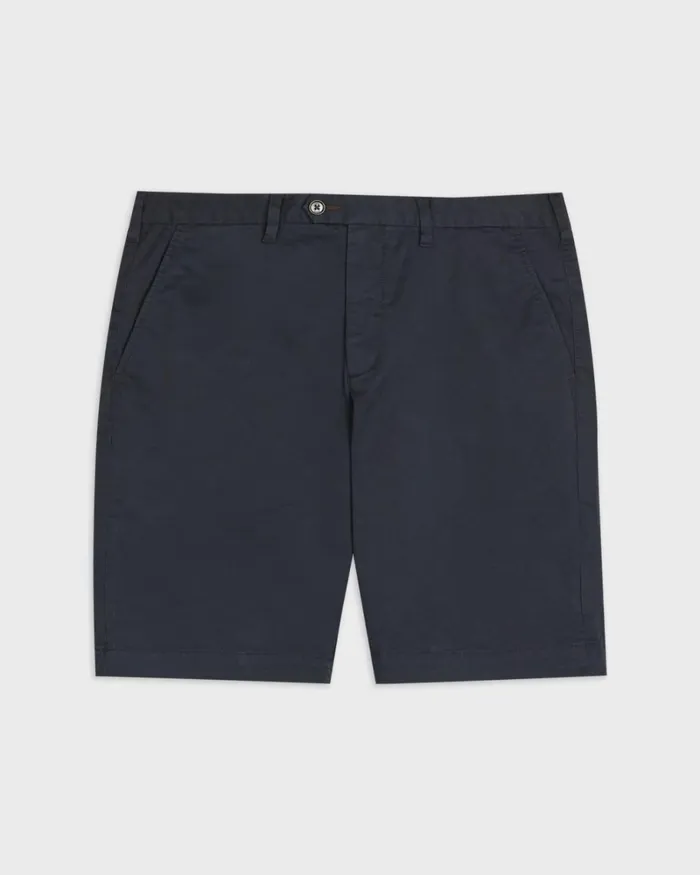 Cotton Chino Shorts Navy Men Ted Baker Clothing