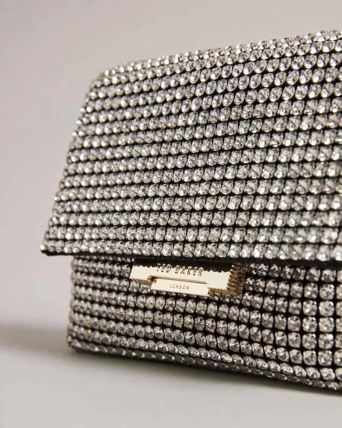 Crystal Mini Cross Body Bag Silver Women Ted Baker Bags Crystal Mini Cross Body Bag Silver Women Ted Baker Bags