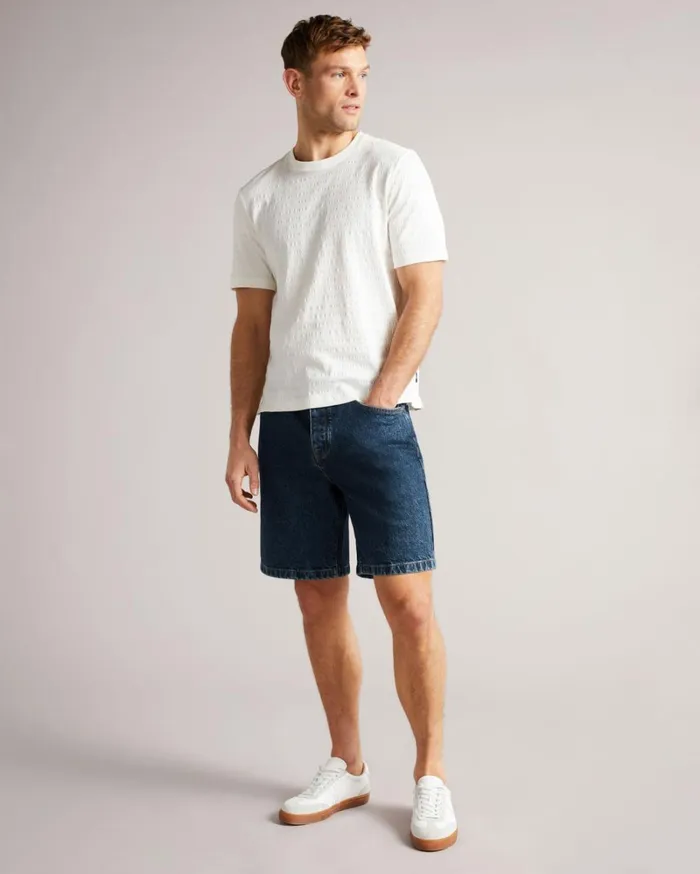 Denim Shorts Blue Men Ted Baker Shorts Denim Shorts Blue Men Ted Baker Shorts