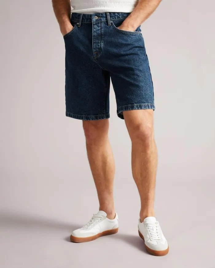 Denim Shorts Blue Men Ted Baker Shorts Denim Shorts Blue Men Ted Baker Shorts