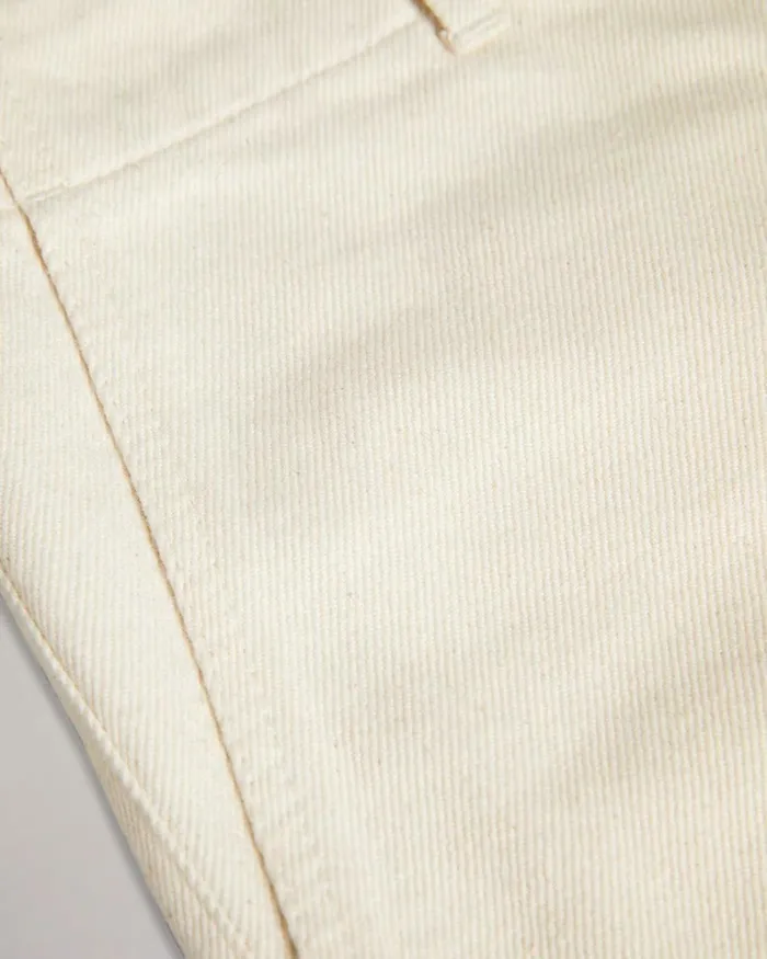 Denim Utility Shorts Ecru Men Ted Baker Shorts