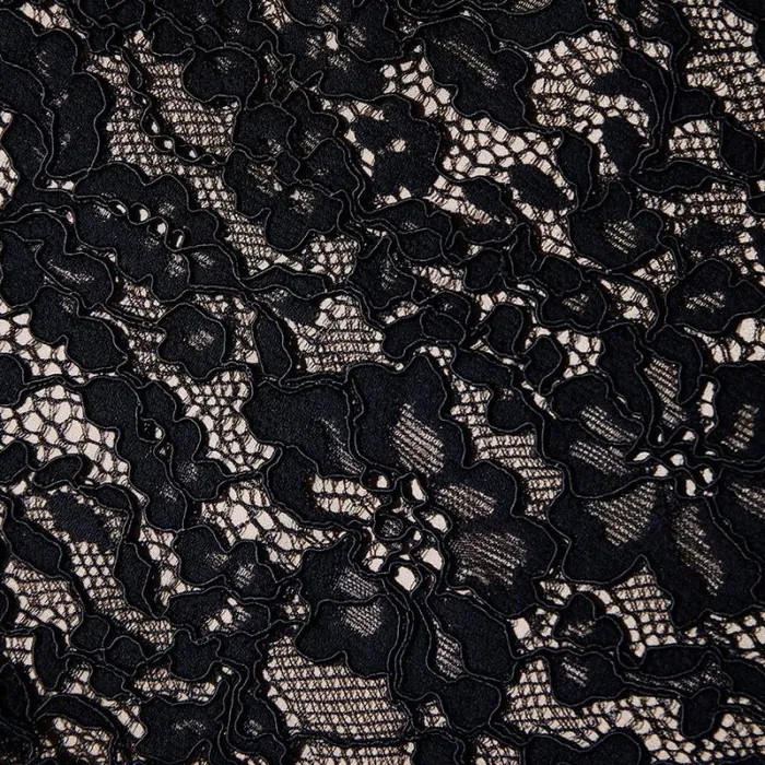 Dresses Woman SelfPortrait Black Corded Lace Mini Dress Dresses Woman SelfPortrait Black Corded Lace Mini Dress