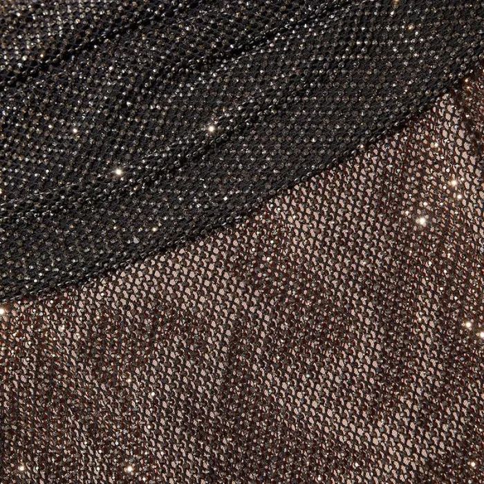 Dresses Woman SelfPortrait Black Rhinestone Fishnet Midi Dress Dresses Woman SelfPortrait Black Rhinestone Fishnet Midi Dress