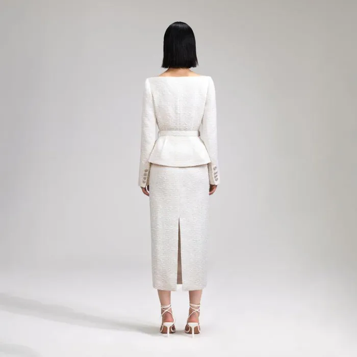 Dresses Woman SelfPortrait Chiffon Lace Trim Midi Dress Dresses Woman SelfPortrait Chiffon Lace Trim Midi Dress